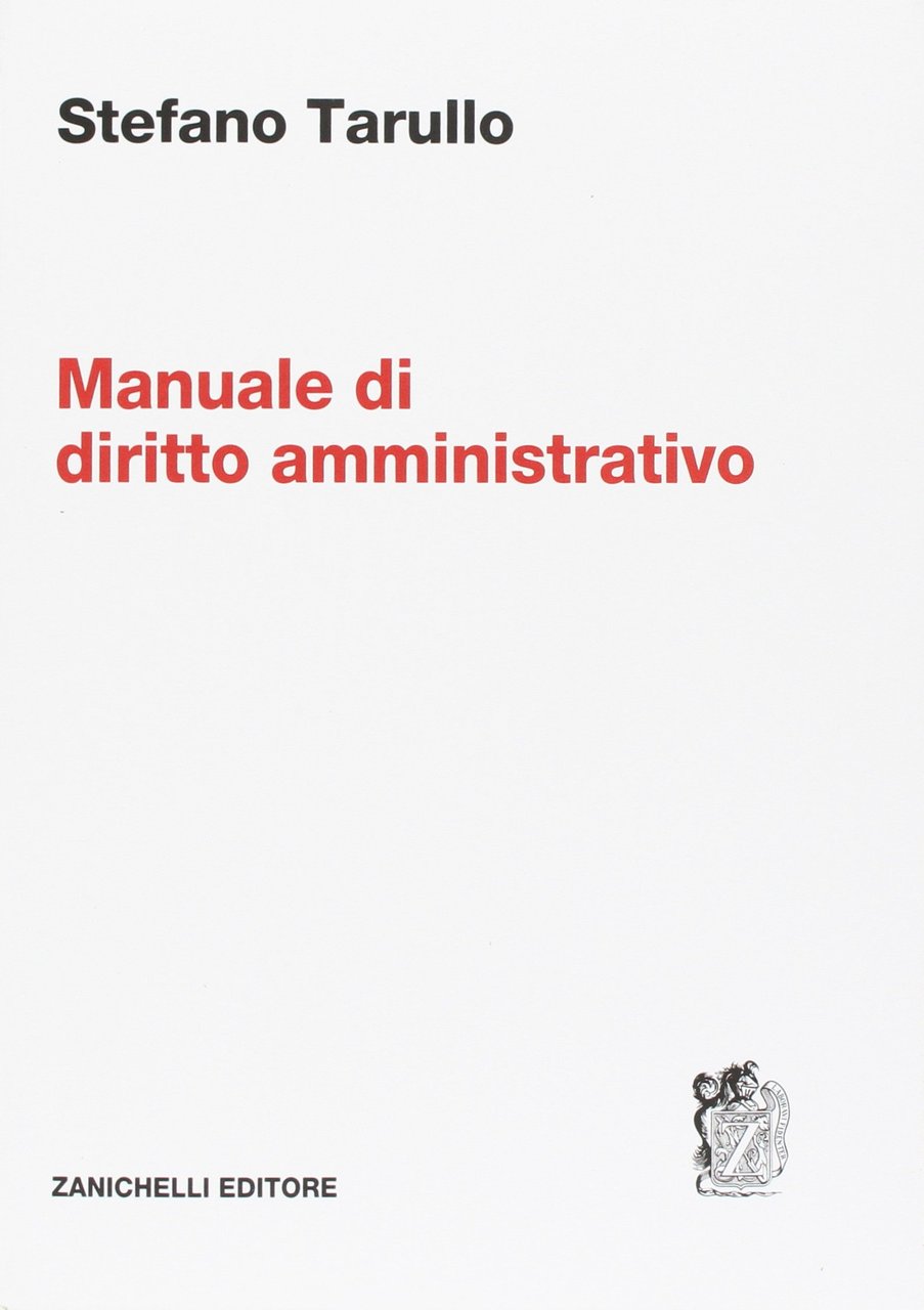 Manuale di diritto amministrativo | Immagine principale