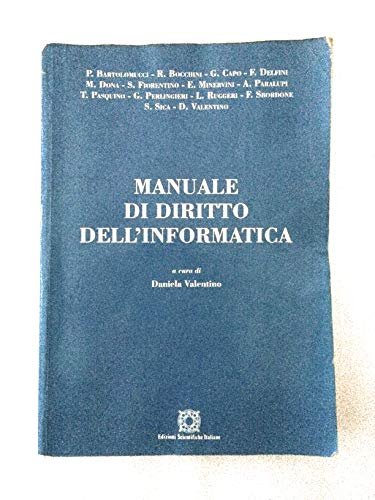 Manuale di diritto dell'informatica