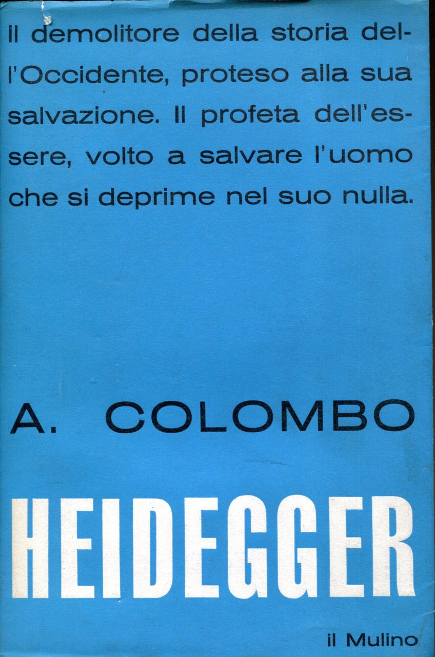 Martin Heidegger. Il ritorno dell'essere | Immagine principale