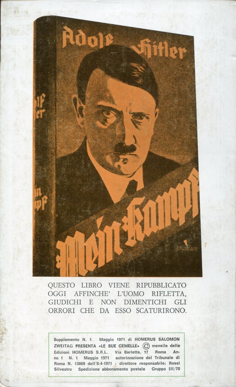 Mein Kampf (la mia battaglia). Edizione integrale