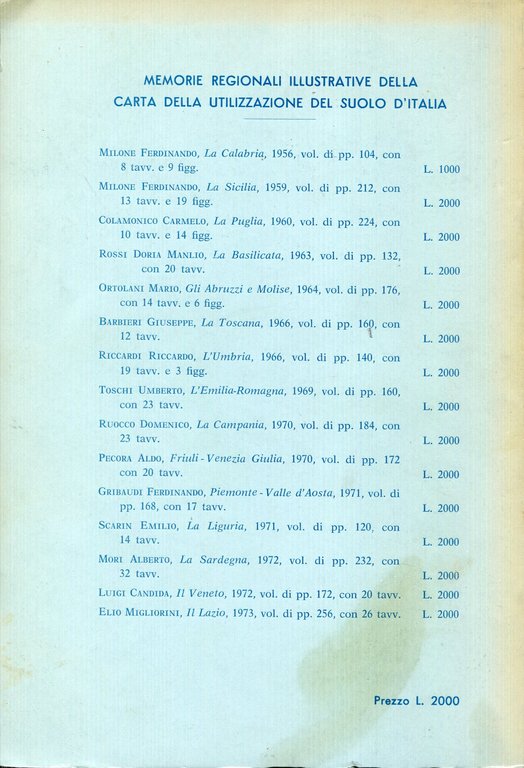 Memoria illustrativa della carta della utilizzazione del suolo del Lazio … | Immagine Gallery 2