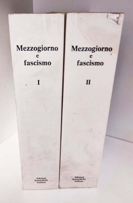 Mezzogiorno e fascismo : atti del Convegno nazionale di studi …