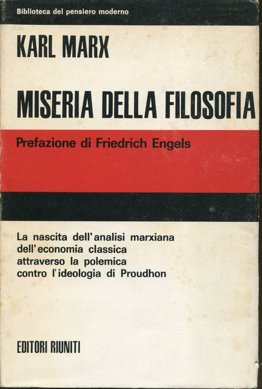 Miseria della filosofia. Risposta alla Filosofia della Miseria del signor … | Immagine Gallery 3