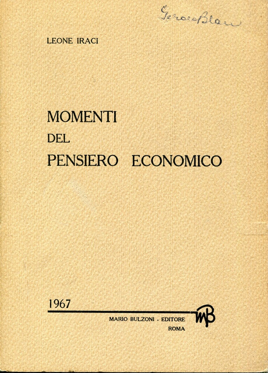 Momenti del pensiero economico