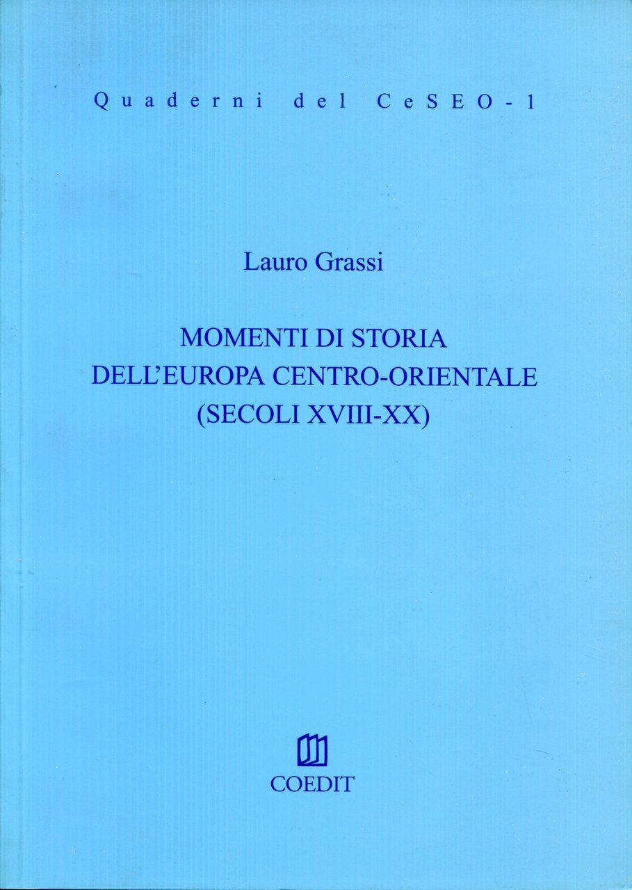Momenti di storia dell'Europa Centro-Orientale : secoli 18.-20. | Immagine principale