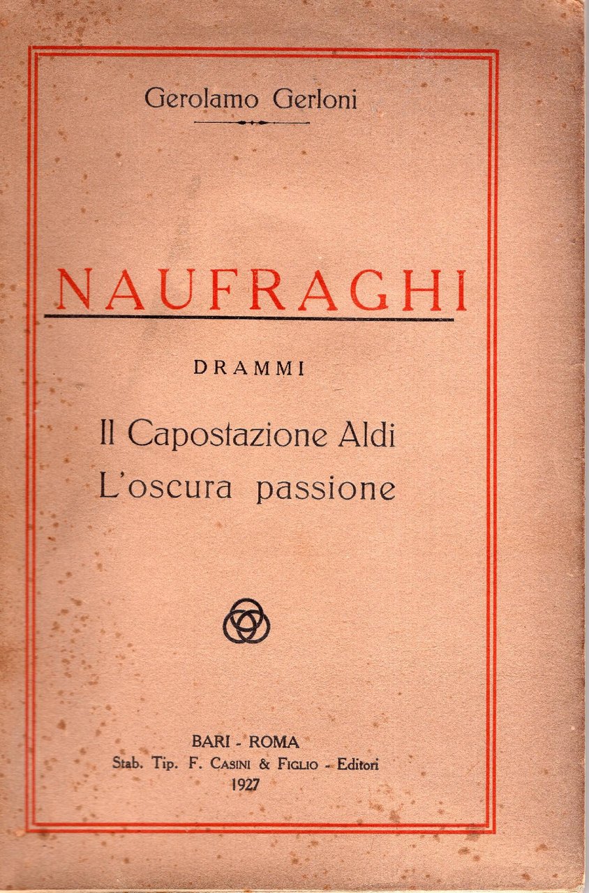 Naufraghi : drammi
