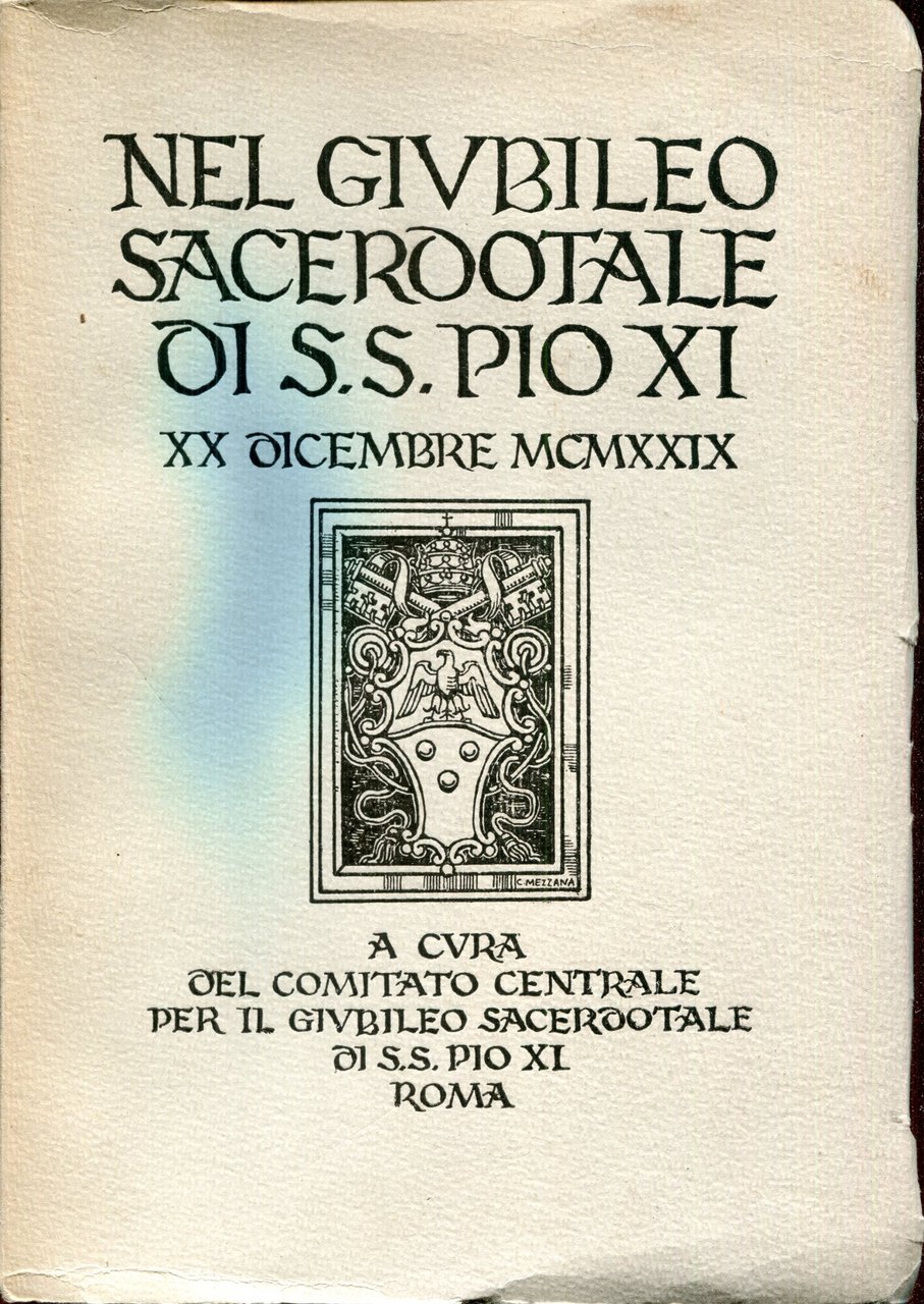 Nel giubileo sacerdotale di S. S. Pio XI: 20 dicembre … | Immagine principale