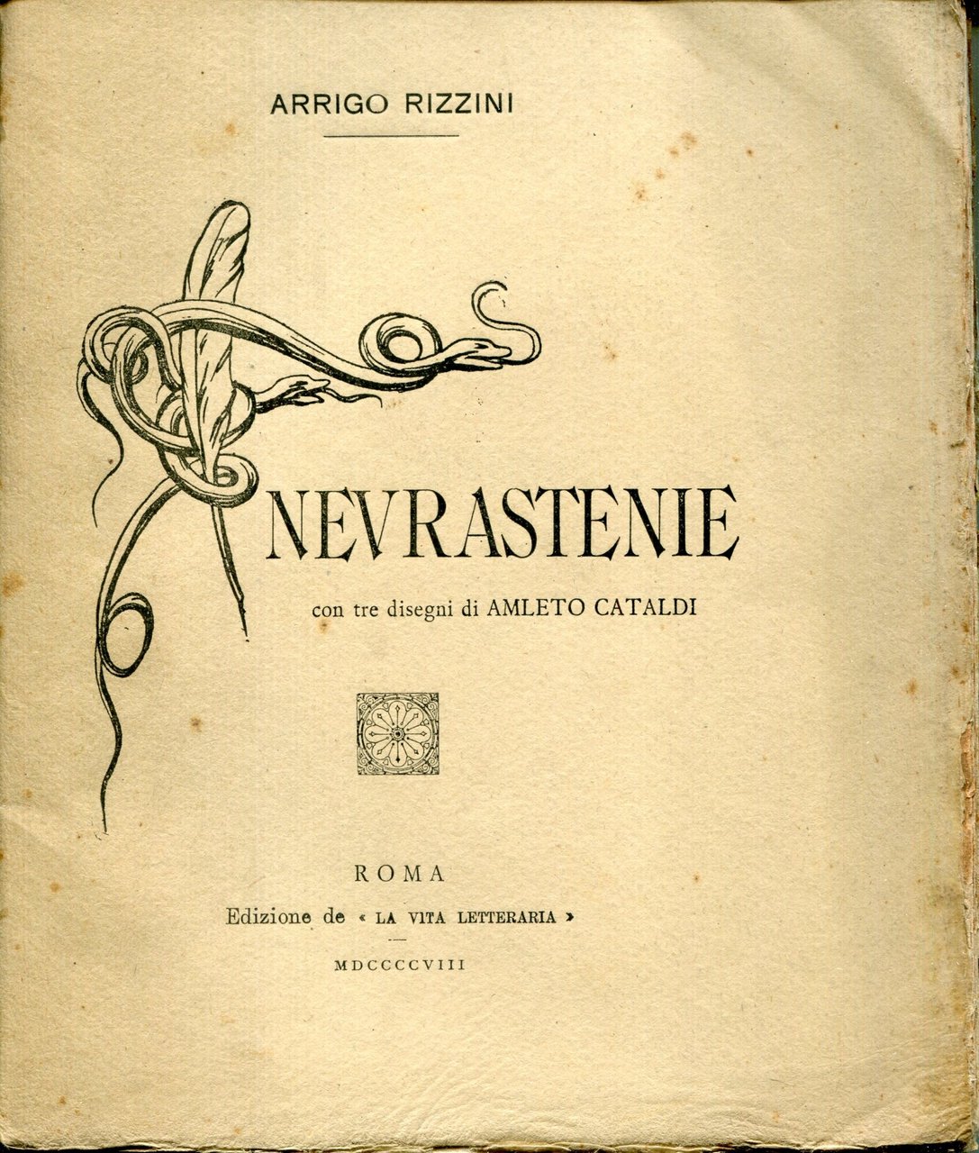 Nevrastenie con tre disegni di Amleto Cataldi | Immagine principale