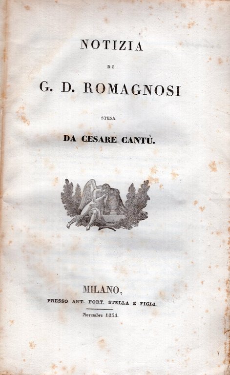 Notizia di G. D. Romagnosi