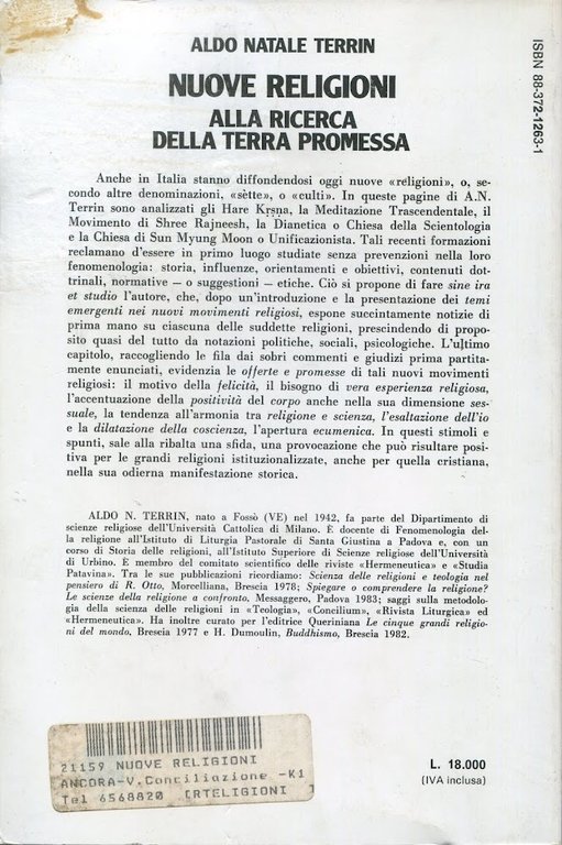 Nuove religioni : alla ricerca della terra promessa : Hare …