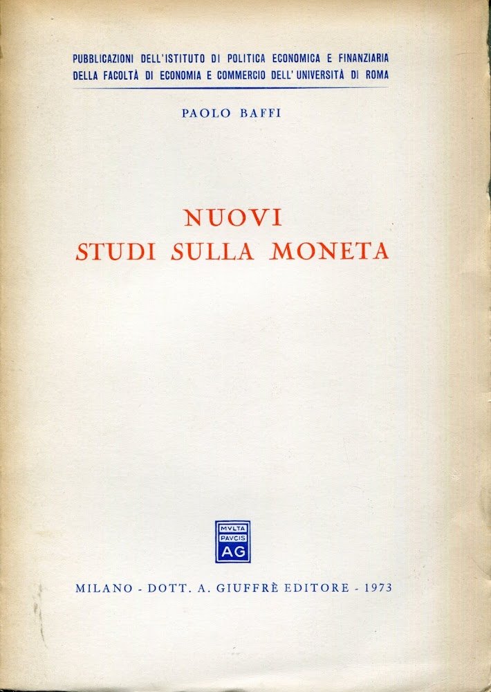 Nuovi studi sulla moneta