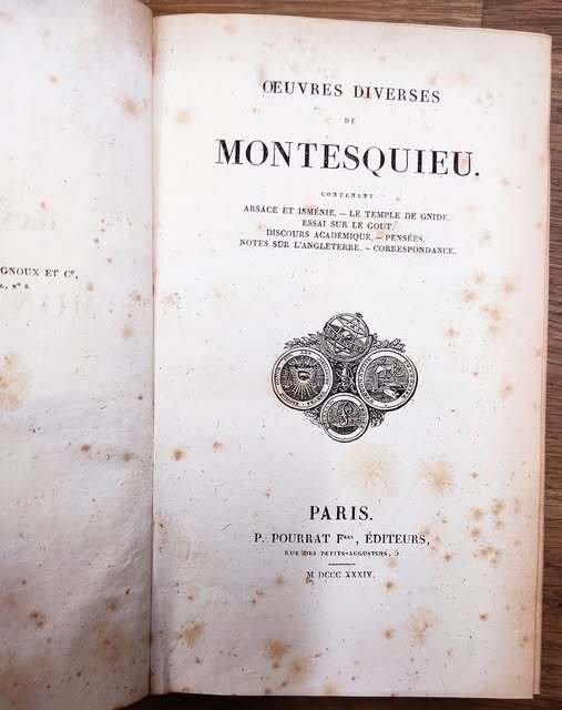 Oeuvres diverses de Montesquie