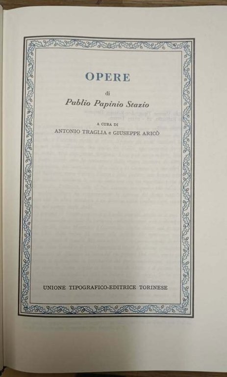 Opere, a cura di Antonio Traglia e Giuseppe Aricò | Immagine Gallery 2