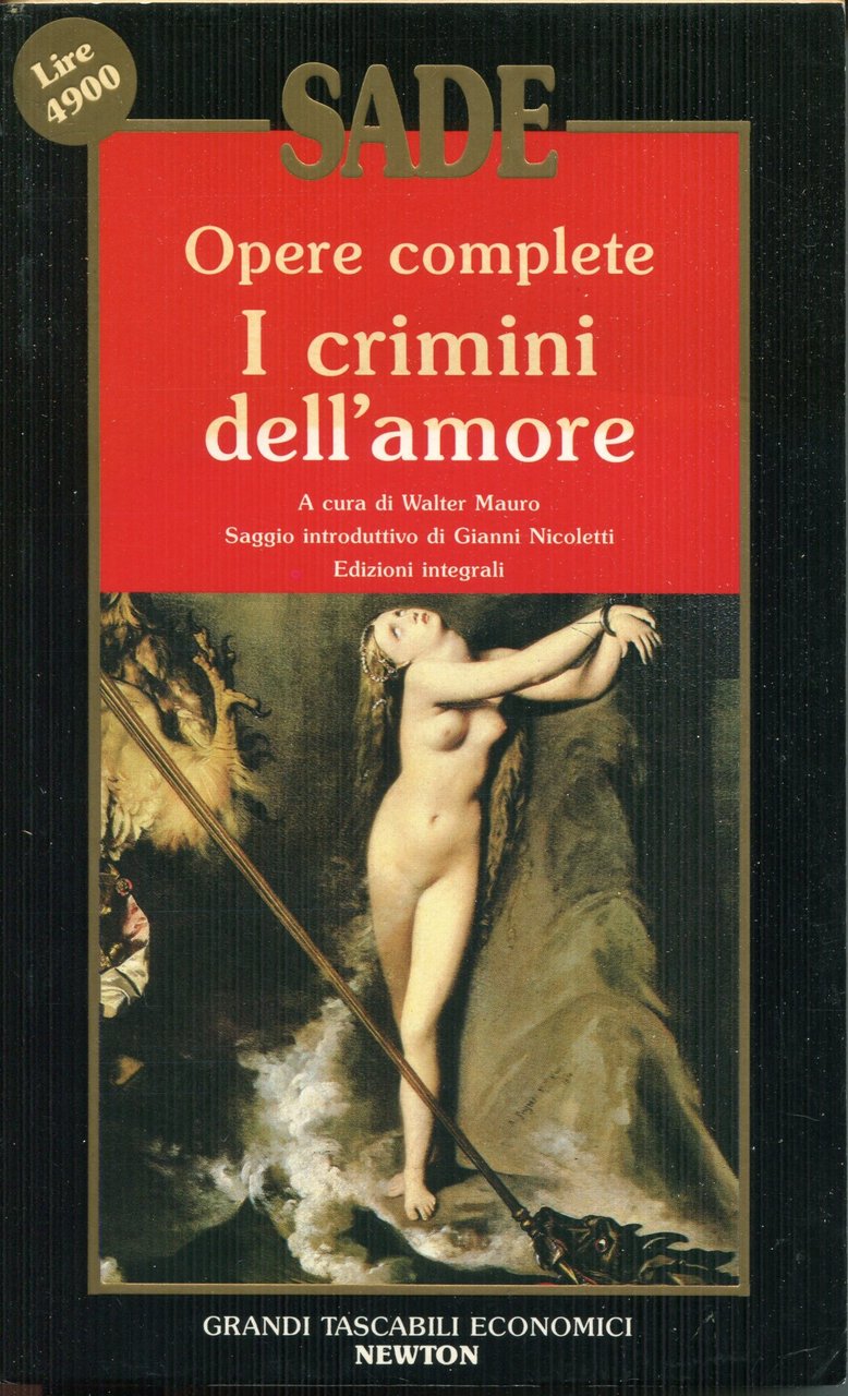 Opere complete: I crimini dell'amore