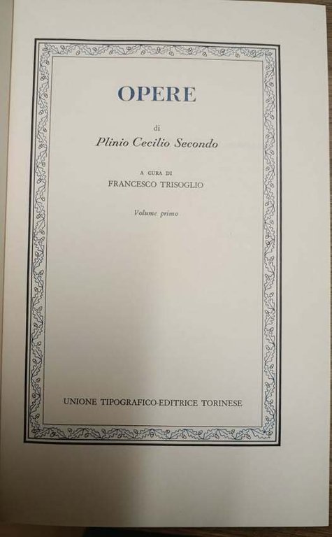 Opere, Volume primo. | Immagine Gallery 2