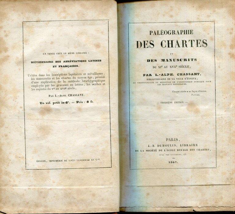 Paléographie des chartes et des manuscrits du XIe au XVIIe …