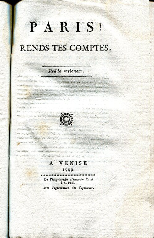 Parigi! Rendiconto. Traduzione dal francese (Paris rends tes comptes - …