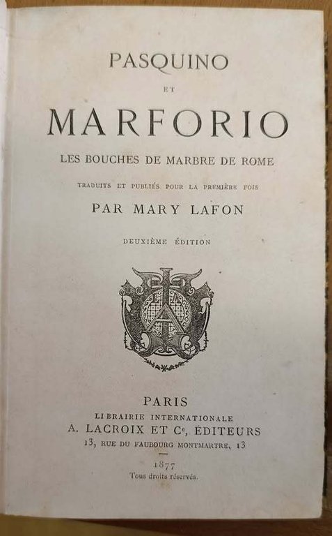 Pasquino et Marforio les bouches de marbre de Rome | Immagine Gallery 2