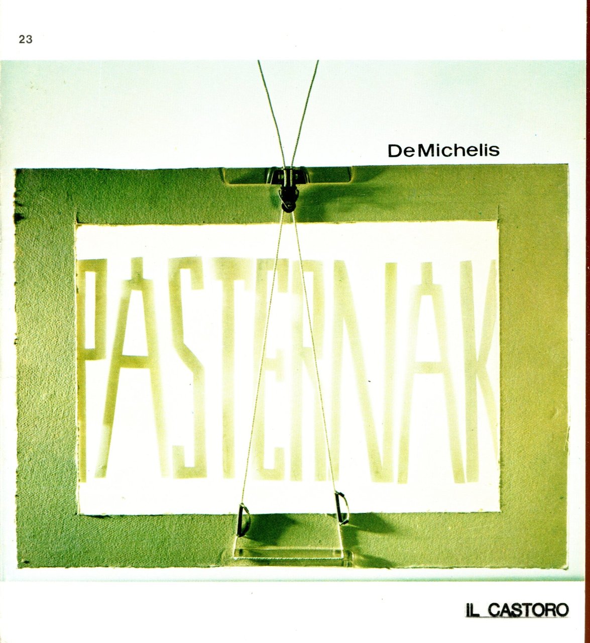 Pasternak. Mensile "il Castoro", n. 23 | Immagine principale