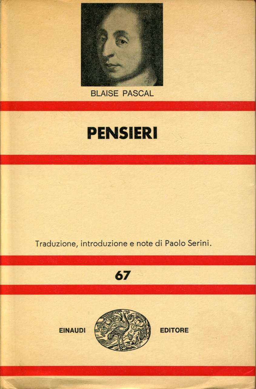 Pensieri. Traduzione, introduzione e note di Paolo Serini. | Immagine principale