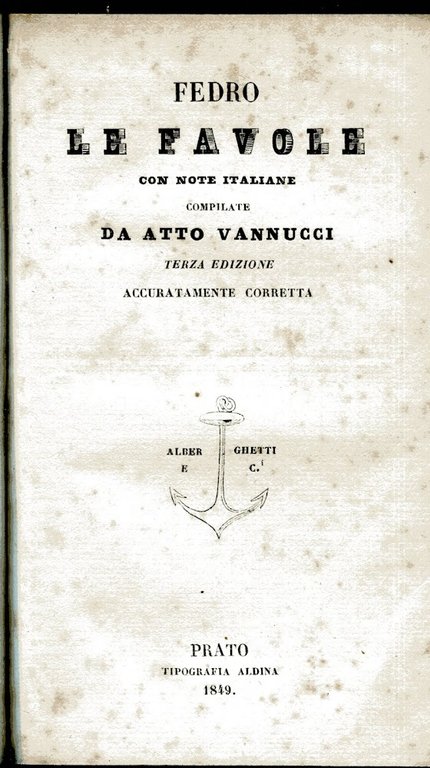 Phaedri Augusti Liberti Fabularum libri V cum adnotatiunculis : accedunt …