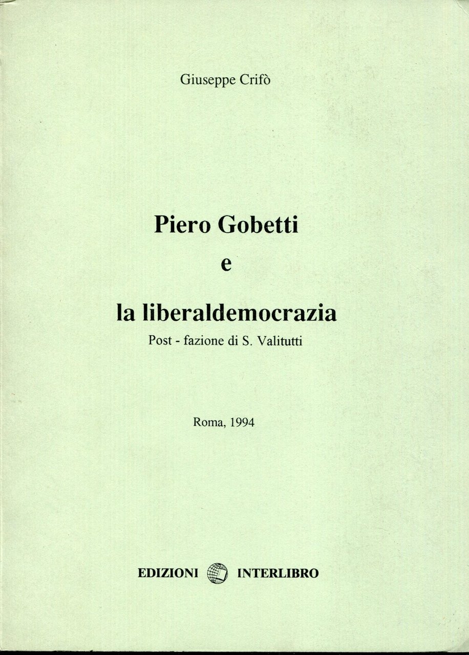 Piero Gobetti e la liberaldemocrazia | Immagine principale