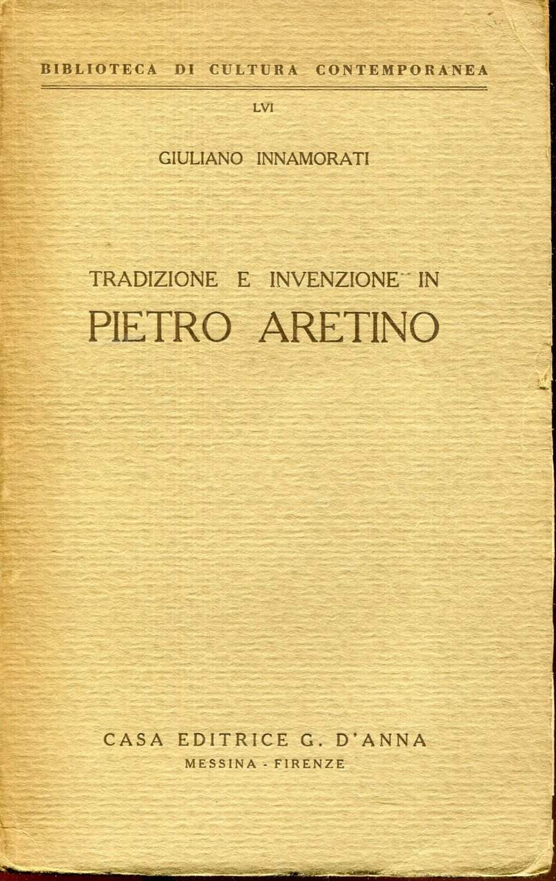 Pietro Aretino : studi e note critiche. Variante del titolo: … | Immagine principale