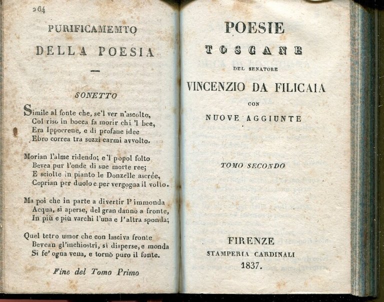 Poesie toscane del Senatore Vincenzio da Filicaia con nuove aggiunte, …
