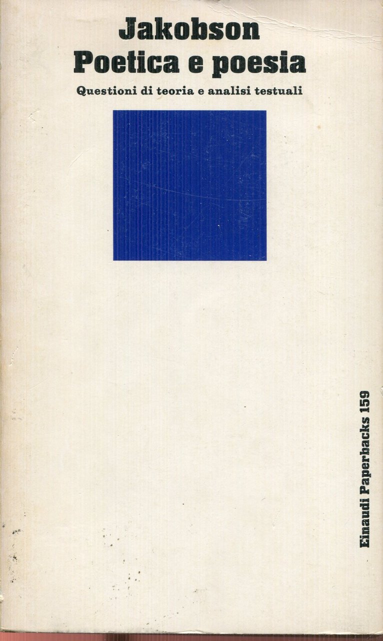 Poetica e poesia. Questioni di teoria e analisi testuali | Immagine principale