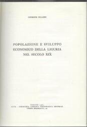 Popolazione e sviluppo economico della Liguria nel secolo XIX