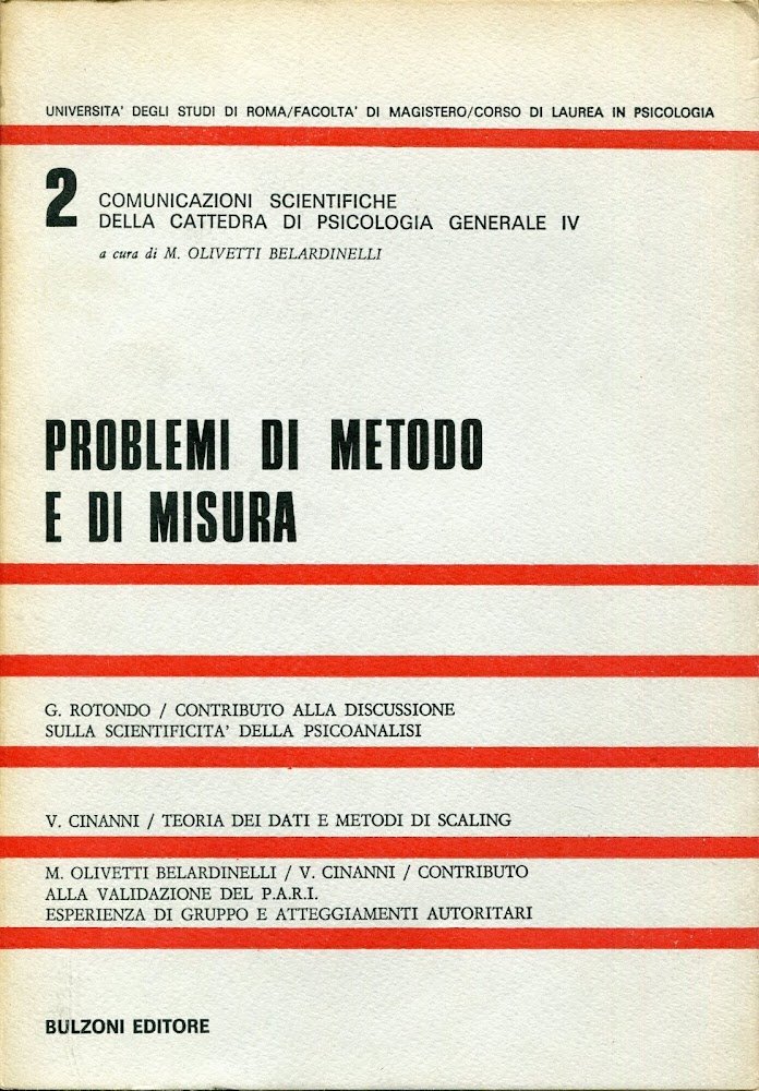 Problemi di metodo e di misura - Comunicazioni scientifiche della … | Immagine principale