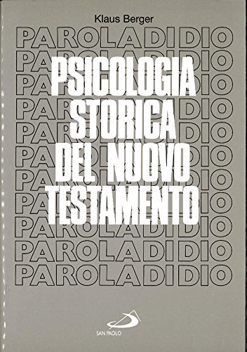 Psicologia storica del Nuovo Testamento