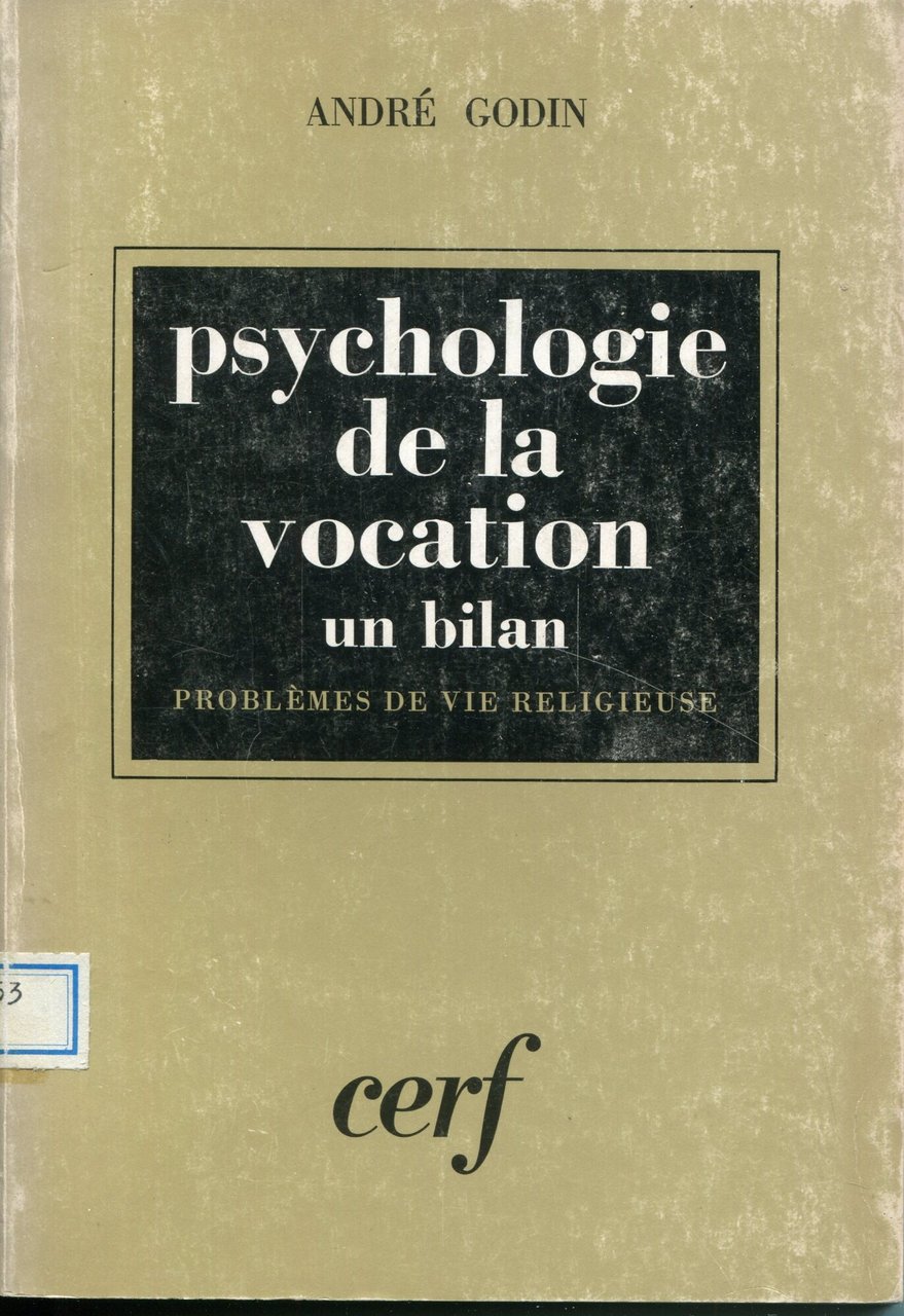 Psychologie de la vocation : un bilan