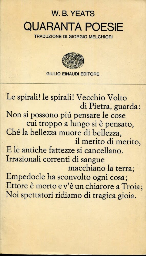 Quaranta poesie, prefazione e traduzione di Giorgio Melchiori