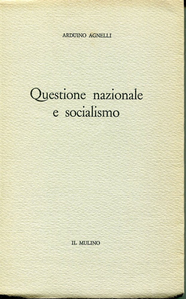 Questione nazionale e socialismo : contributo allo studio del pensiero … | Immagine principale