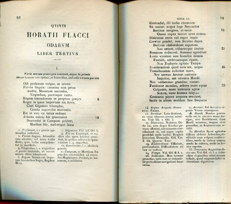 Quinti Horatii Flacci carmina castigata : ad usum scholarum. Adnotationibus …