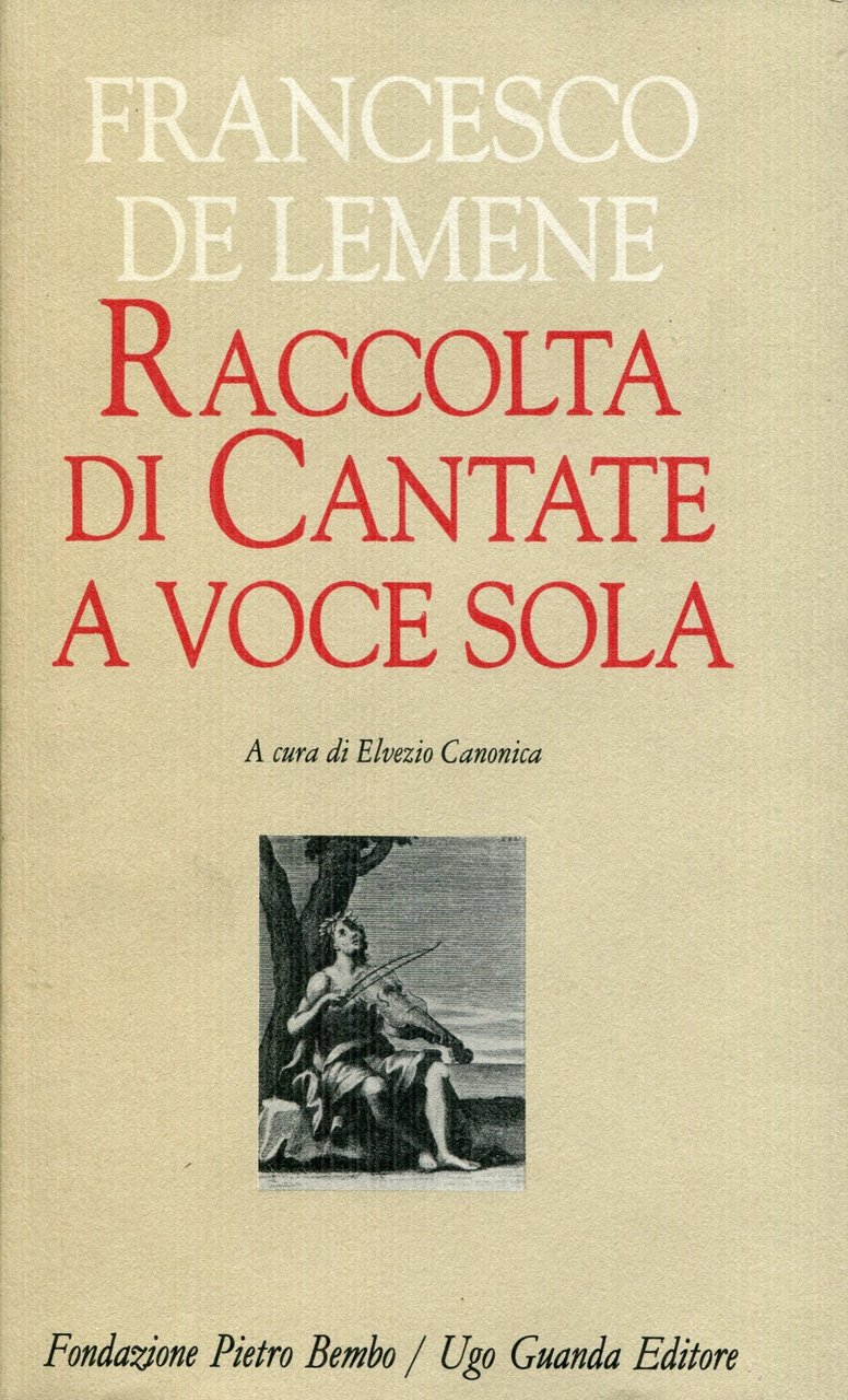 Raccolta di cantate a voce sola | Immagine principale