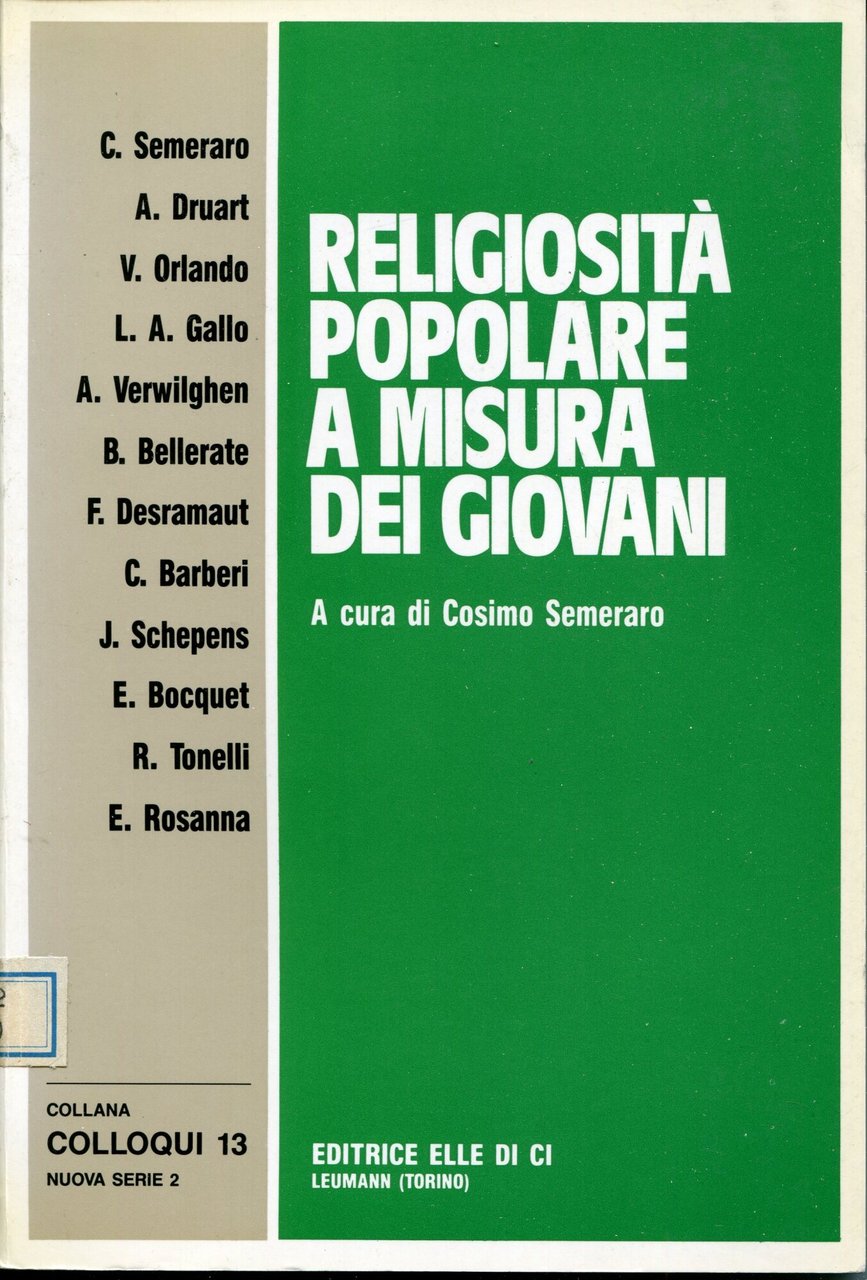 Religiosità popolare a misura dei giovani