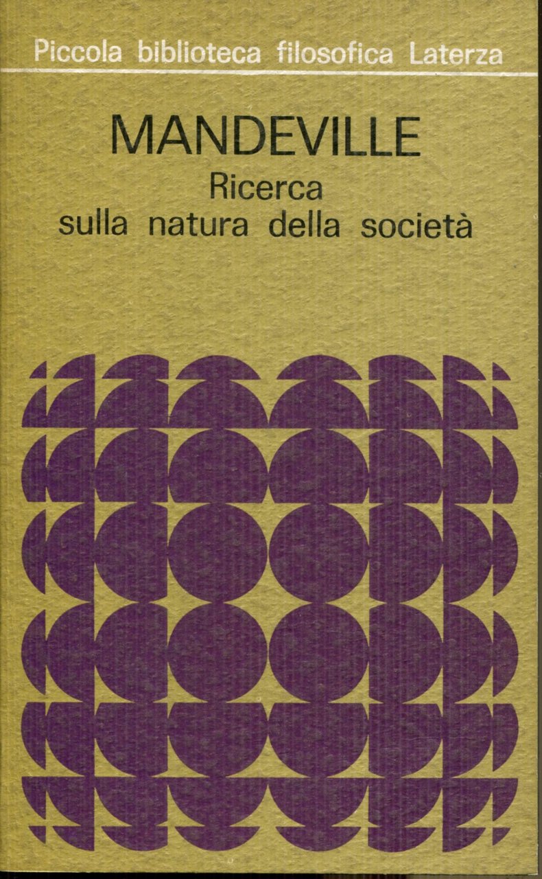 Ricerca sulla natura della società con il Saggio sulla carità …