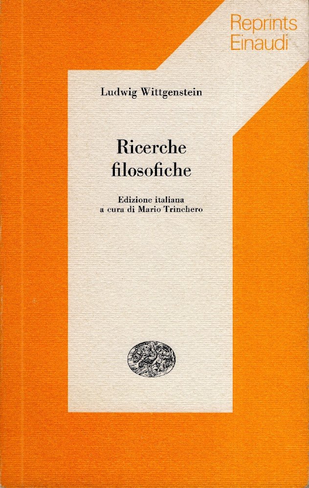 Ricerche filosofiche. Edizione italiana a cura di Mario Trinchero