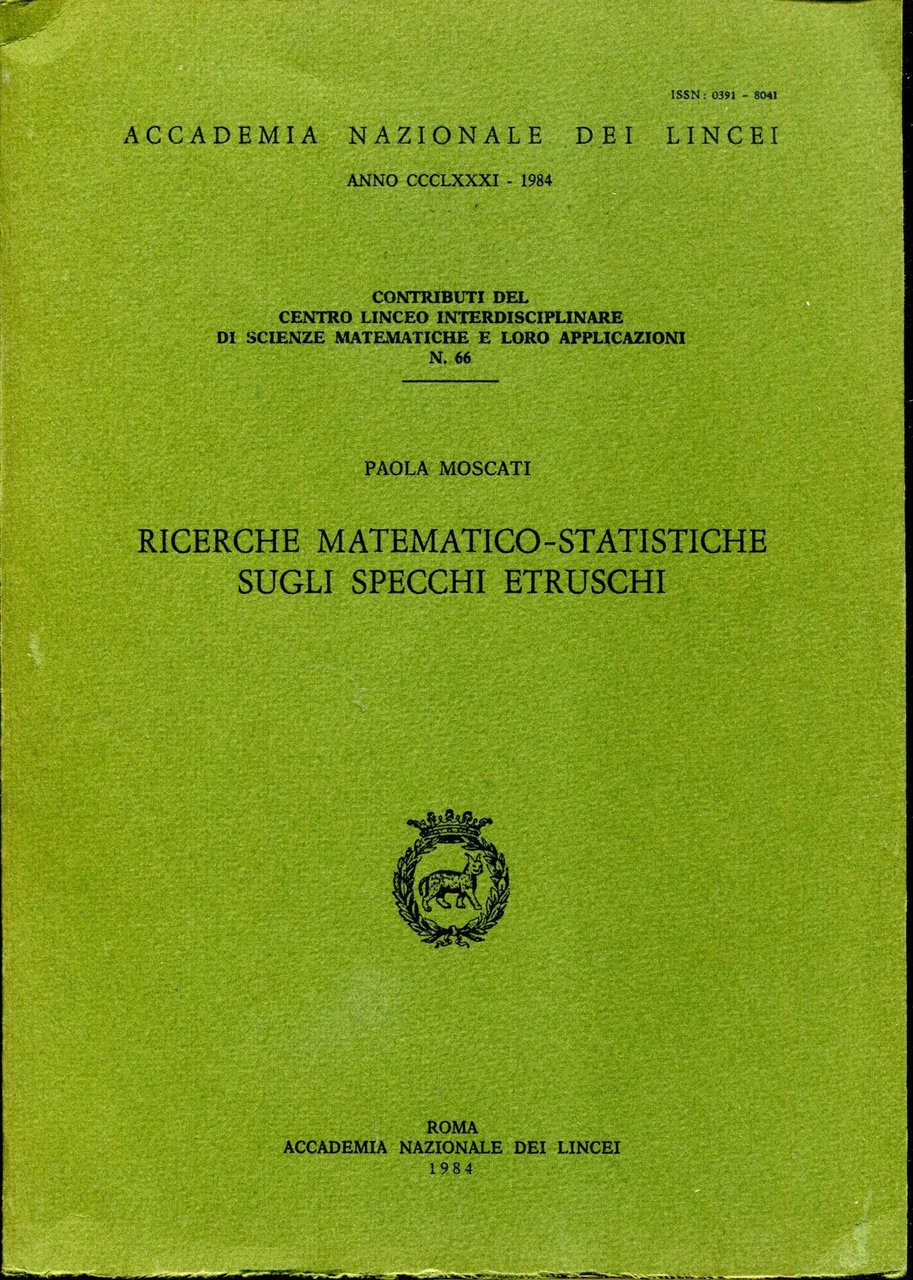 Ricerche matematico-statistiche sugli specchi Etruschi | Immagine principale