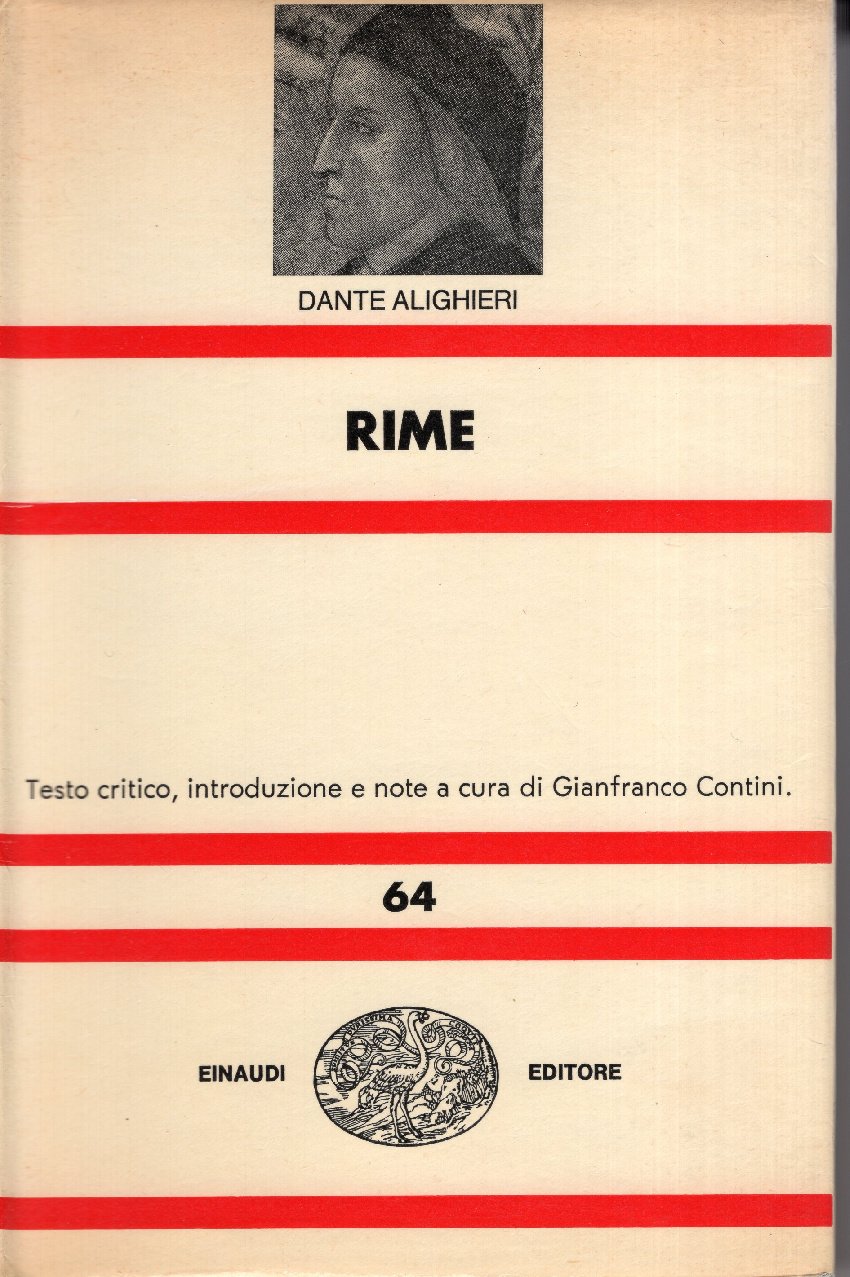 Rime. Testo critico, introduzione e note a cura di Gianfranco …