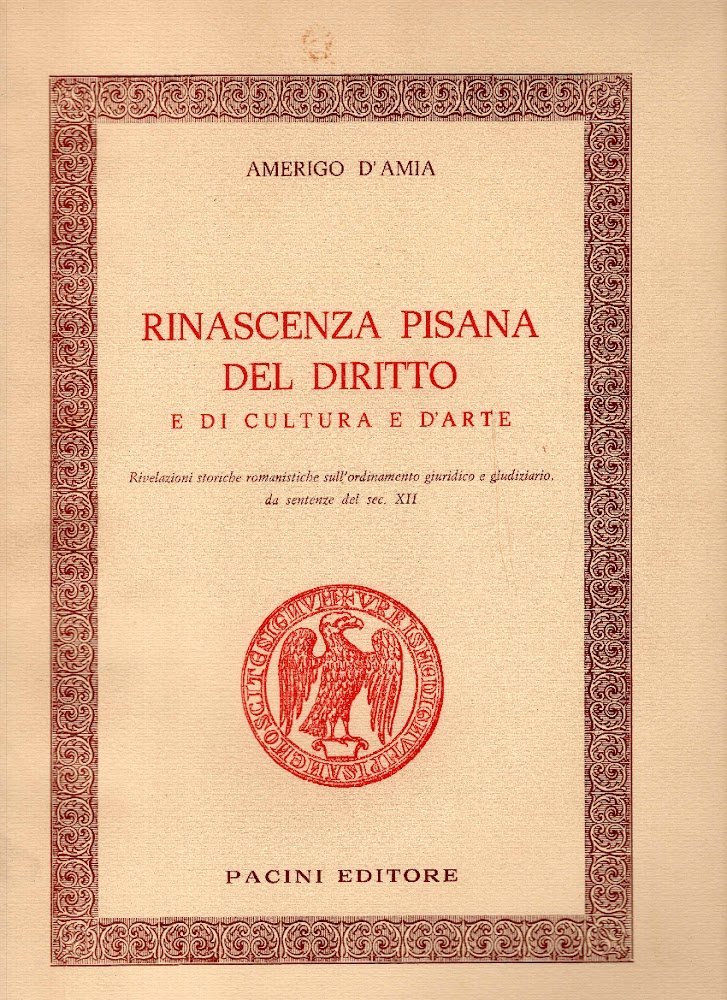 Rinascenza Pisana del diritto e di cultura e d'arte | Immagine principale