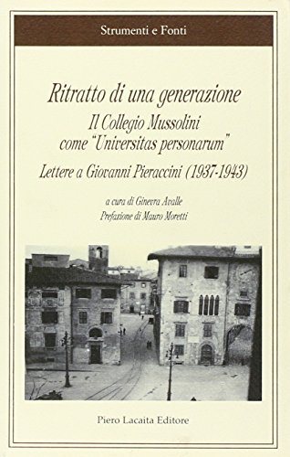 Ritratto di una generazione. Il Collegio Mussolini come «Universitas personarum». … | Immagine principale
