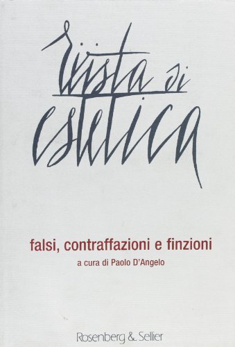 Rivista di estetica. Falsi, contraffazioni e finzioni (Vol. 31) | Immagine principale
