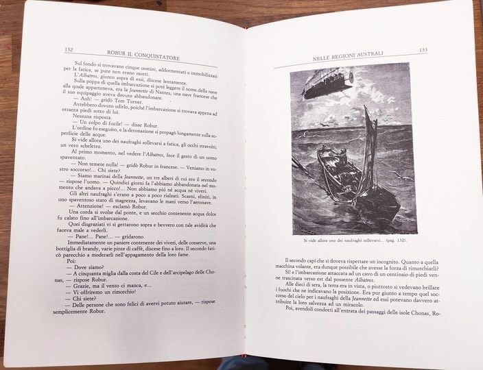 Robur il conquistatore illustrato da 45 disegni di Bennett