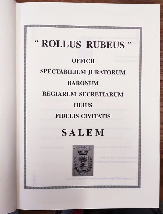 Rollus rubeus officii spectabilium juratorum baronum regiarum secretiarum huius fidelis …