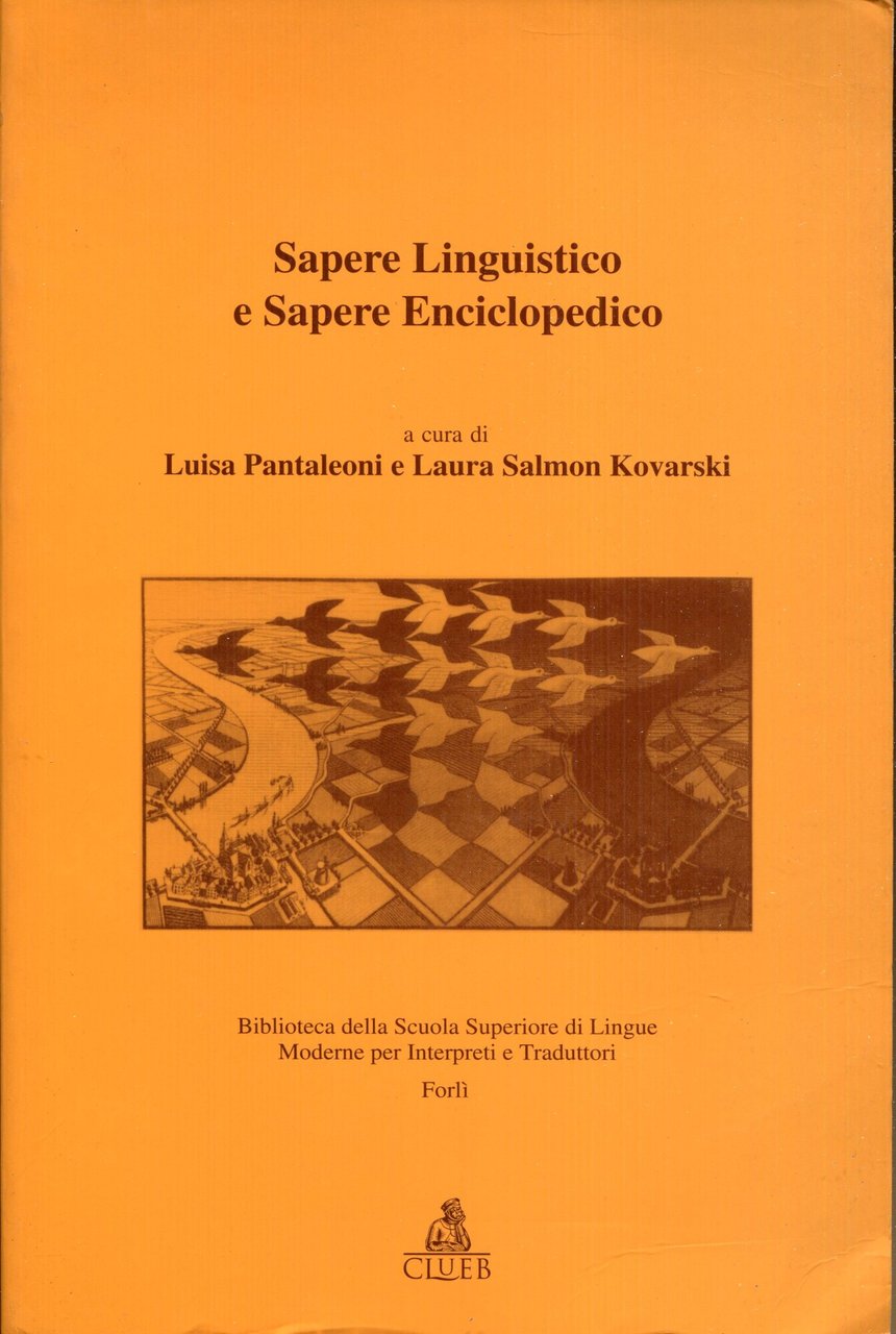 Sapere linguistico e sapere enciclopedico. Atti del Convegno (Forlì, 18-20 … | Immagine principale