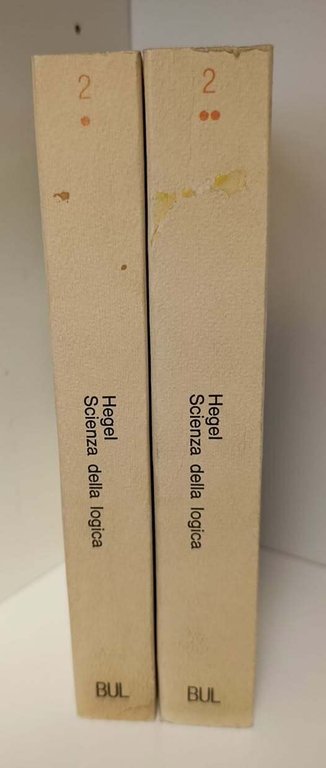 Scienza della logica, 2 volumi