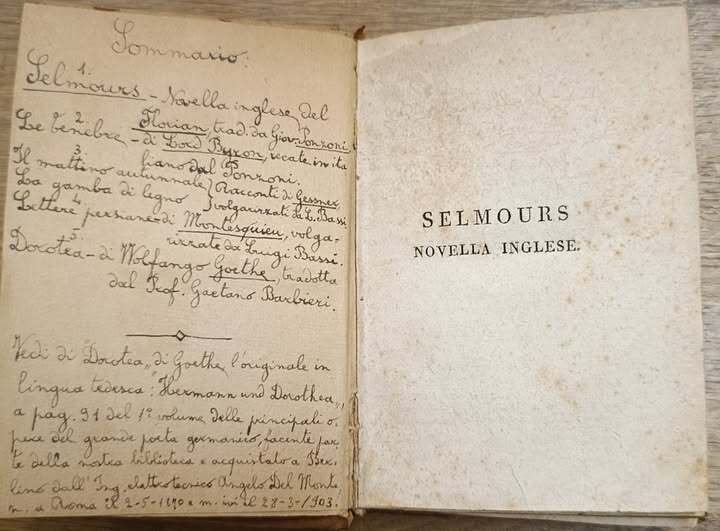 Selmours. Novella inglese tradotta da Gio. Ponzon. Legato insieme a: … | Immagine Gallery 4